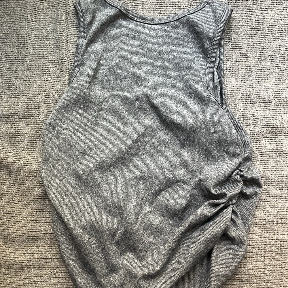 Gray Sleeveless Women's Top